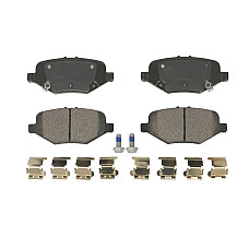 Set placute frana,frana disc Seturi de frana din ceramica Spate EN no ECE R90 certification FORD USA EXPLORER TAURUS LINCOLN MKS MKT 3.5/3.7 10.10- USA BCD1612AT