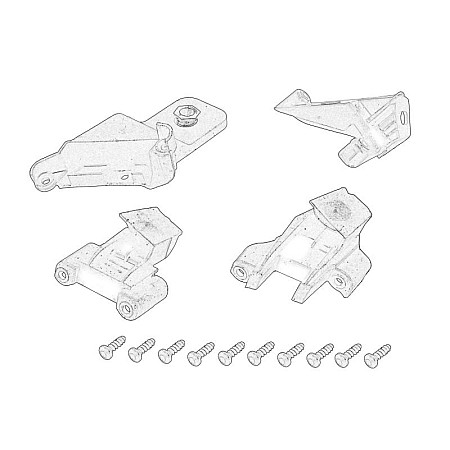 Maner, dispozitiv de reglare a sistemului de reglare faruri Headlamp bracket repair kit front R CITROEN JUMPER FIAT DUCATO PEUGEOT BOXER 06.14- OE FIAT 1375113080