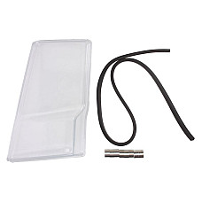 Lentila,far Sticla farului Stanga en with gasket cu sigilii si agrafe VOLVO FH12 09.01- GIANT 131-VT12211GL