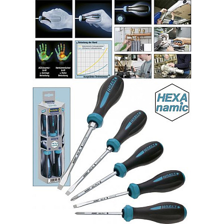 Set scule Set de surubelnite amestecat cu maner anti-uzura HAZET HAZ 802/5