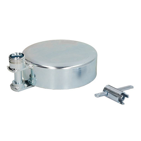 Capac antifurt Capac anti-furt pentru capacul de umplere a combustibilului cu clapa trident zincat diametru: 80mm CARGOPARTS CARGO-ZP018
