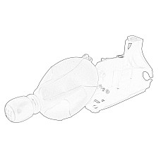 Levier shimbare viteze Gear change lever shifter 5-gears lever rod knob bellows FIAT PANDA 09.03- OE FIAT 55345127