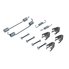 Set accesorii, sabot de frana Set de montaj pantofi de frana AP LOCKHEED AUDI A1 A1 CITY CARVER FIAT DOBLO DOBLO CARGO DOBLO/MINIVAN FIORINO FIORINO/MINIVAN GRANDE PUNTO LINEA PUNTO 0.9-Electric 07.03- QUICK BRAKE QB105-0883