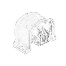 Suport motor Engine mount front rubber-metal VW CALIFORNIA T6 CAMPER MULTIVAN T6 TRANSPORTER T6 TRANSPORTER T6 / CARAVELLE T6 2.0D 04.15- OE VW 7E0 199 848