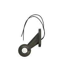 Lampa gabarit WS bratul lampa de pozitie in unghi stanga a dus la un simplu scurt alb-rosu 12-24V WAS 140L W21.7