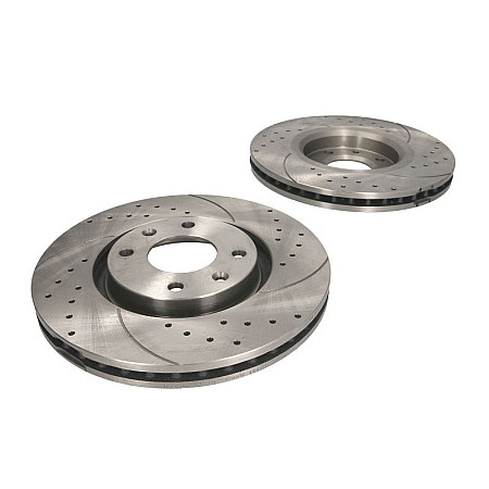 Disc frana de performanta High-efficiency brake disc 2pcs SPEEDMAX Cut-Drilled front  L/R outer diameter 283 mm thickness 26 mm  CITROEN BERLINGO BERLINGO MULTISPACE 1.0-Electric 02.98- SPEEDMAX 5201-01-0872PTUOTUV