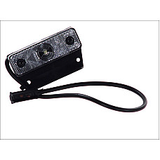 Lampa gabarit ASPOCK FLATPOINT lampa de pozitie cu LED-uri albe cu montare piept 05 m cablu ASPOCK A31-6614-077