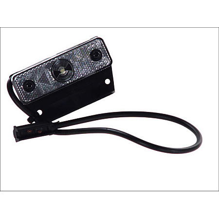 Lampa gabarit ASPOCK FLATPOINT lampa de pozitie cu LED-uri albe cu montare piept 05 m cablu ASPOCK A31-6614-077