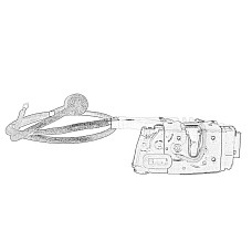 Incuietoare usa incuierea centrala a usilor MERCEDES SPRINTER 5-T B906 2.2D 03.09-05.16 OE MERCEDES 906 730 19 00