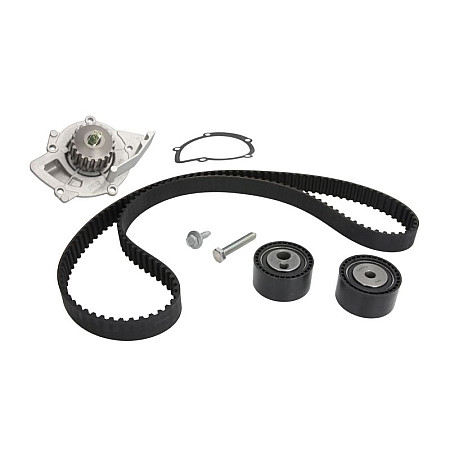 Set pompa apa + curea dintata Set de sincronizare curea + scripete + pompa de apa CITROEN JUMPER PEUGEOT BOXER 2.2D 02.02- HEPU PK08012
