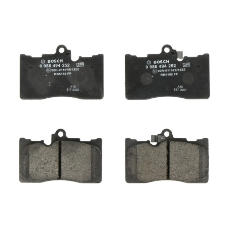Set placute de frana Fata LEXUS GS IS II IS III RC 2.0-4.6 04.05- BOSCH 0 986 494 252