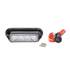 Girofar Rotating beacon orange 12/24V LED horizontal fixing no of programs: 11 for mounting on vertical surfaces TRUCKLIGHT BL-UN051