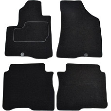 Covoras podea textil Floor mats Velours 4 pcs front/rear set colour neagra HYUNDAI SANTA FE II 03.06-12.12 Off-road / SUV 5 places MAMMOOTH MMT A041 HYU150 PRM 01