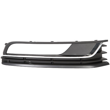 Grila ventilatie, bara protectie Acoperire bara fata Fata Dreapta crom/negru VW PASSAT ALLTRACK B7 PASSAT B7 08.10-12.15 11.10-08.14 BLIC 6502-07-9547916P