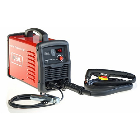 Aparat de taiat cu plasma Sistem de taiere cu plasma EXPERT PLASMA 45 PFC adancime taiere max: 25/28mm gama de reglare a curentului de taiere: 15-45A presiune aer comprimat: 5/6bar IDEAL EXPLASMA45
