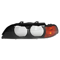 Lentila,far Sticla farului Stanga BMW 5 E39 11.95-05.04 TYC TYC 20-0380-LA-2