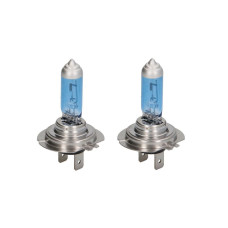 Bec, far principal Light bulb halogen 2pcs H7 Ultra White 12V max. 55W light colour white max. 5000K socket type PX26D no road approval contains 2 cores M-TECH PTZUW7-DUO