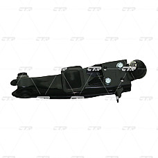Brat, suspensie roata Front axle track control arm L transverse bottom/outside with a joint knuckle with extras with sleeve HYUNDAI H-1 H-1 / STAREX H-1 TRAVEL 2.4/2.5D 06.97- CTR CTRCQ0116L