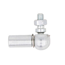 Articulatie unghiulara Articulatie cu bile si socluri a tijei de schimb interior dreapta fata-verso M5x1mm M5x1mm L- 18mm FEBI FE07039
