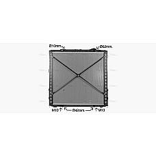 Radiator, racire motor Radiator motor cu rama  DAF XF 106 MX-11320-MX-13390 10.12- HIGHWAY 10011023HW