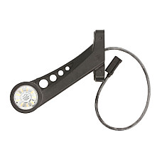 Lampa gabarit Outline marker lights L red/white LED 12/24V with clip for flat wire connector: CLICK-IN/JAEGER WAS 604BCLJ W77.3