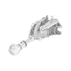 Comutator de mers, intern Gear change lever shifter 6-gear CITROEN JUMPER FIAT DUCATO PEUGEOT BOXER 03.11- OE FIAT 50296009