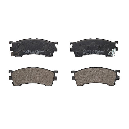 Set placute de frana Fata cu suplimente MAZDA 323 F VI 323 S VI 626 IV 626 V MX-6 PREMACY XEDOS 6 1.6-2.5 08.91-03.05 BRECK 21754 00 701 10