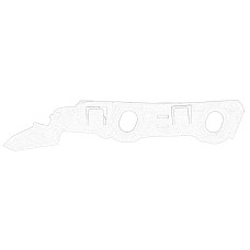 Suport, bara protectie Bumper slide front R  AUDI A4 B9 05.15- OE VW 8W0 807 284