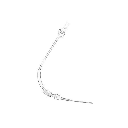 Cablu ambreiaj Clutch cable 1000mm/625mm FIAT 500 500 C PANDA 1.4 10.06- OE FIAT 55210048