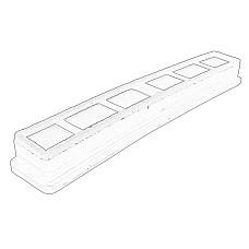 Filtru, aer habitaclu Cabin filter DEUTZ OE SDF 0.024.3451.2