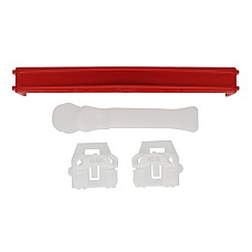 Elemente conexe macara geam diapozitiv regulator fereastra Fata Dreapta/Stanga set cu un panou de sustinere a liniei SEAT LEON TOLEDO II SKODA FABIA I FABIA I PRAKTIK VW NEW BEETLE 01.98-10.10 ROMIX ROM 20120