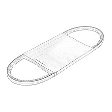 Curea transmisie cu caneluri Multi-V-curea PERKINS 080109049