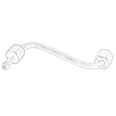 Conducta de inalta presiune, inst. de injectie High pressure hose for injection system rail/injector 2/4  CITROEN C4 GRAND PICASSO II C4 II C4 PICASSO II C5 III DS4 DS5 JUMPER II JUMPY III SPACETOURER 2.0D/2.0DH 04.09- OE PEUGEOT 9840293580