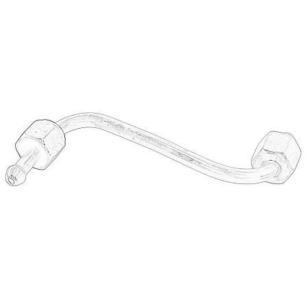 Conducta de inalta presiune, inst. de injectie High pressure hose for injection system rail/injector 2/4  CITROEN C4 GRAND PICASSO II C4 II C4 PICASSO II C5 III DS4 DS5 JUMPER II JUMPY III SPACETOURER 2.0D/2.0DH 04.09- OE PEUGEOT 9840293580