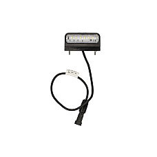 Iluminare numar de circulatie Licence plate lamp REGPOINT II LED 12/24V 48x45x100mm hose length: 500mm connector: SUPERSEAL ASPOCK A36-3807-004