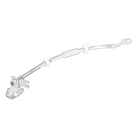 Furtun frana Flexible brake hose front R DODGE DURANGO JEEP GRAND CHEROKEE GRAND CHEROKEE IV 3.0D-6.4 07.13- CHRYSLER 68323585AA