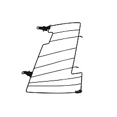 Acoperire, bara protectie Element bara cadru de protectie usoara Stanga VOLVO FH II FH16 II 01.12- PACOL VOL-FB-020L