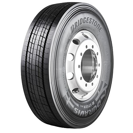 Anvelopa ax fata LKW 16939 Duravis R-Steer 002 BRIDGESTONE Anvelopa camion Regional Directie M+S 3PMSF 160K etichete: Din data de 01.05.2021: eficienta combustibil - B aderenta pe teren umed - B clasa de masura BRIDGESTONE 385/65R22.5 CBR DURS2