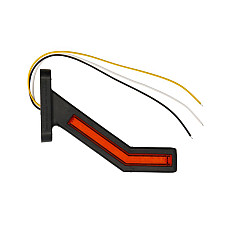 Lampa gabarit Outline marker lights L orange/red/white LED surface hose length 400 on long arm 12/24V dynamic indicator with function of rear indicator WAS 1345L W168.7DD