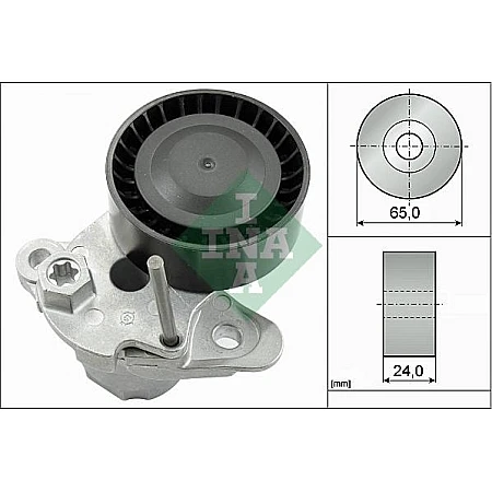 Intinzator.curea transmisie Multi-V belt tensioner AUDI A1 A1 CITY CARVER A3 A4 B9 A5 Q2 Q3 SEAT ALHAMBRA ARONA ATECA IBIZ VW SHARAN (7N1, 7N2), Dubita, 05.2010 - INA 534 0480 10