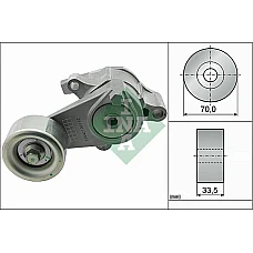 Intinzator curea, curea distributie TOYOTA HILUX VI (_N1_), Ridica, 08.1994 - 03.2006 INA 534 0566 10