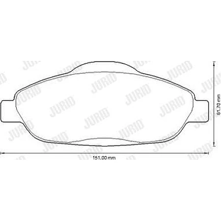 Set placute frana.frana disc Seturi de frana din ceramica Fata se potriveste. PEUGEOT 3008 308 308 I 308 I-KOMBI 408 1.2-2.0D 0 PEUGEOT 308 SW I (4E_, 4H_), Turism, 09.2007 - 10.2014 Jurid 573241JC