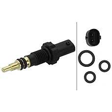 Senzor.temperatura lichid de racire Senzor temperatura lichid racire numar pini. 2 negru BMW 1 E81 1 E82 1 E87 1 BMW 5 - VII (G30, F90), Sedan, 09.2016 - HELLA 6PT 013 113-241