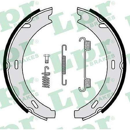 Set saboti frana. frana de mana Set saboti frana spate frana de mina MERCEDES 124 A124 124 C124 124 T-MODEL S124 MERCEDES-BENZ C-CLASS (W203), Sedan, 05.2000 - 12.2007 LPR 04729