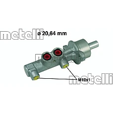 Pompa centrala, frana OPEL CORSA C (X01), Hatchback Van, 09.2000 - 12.2012 Metelli 05-0538