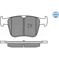 Set placute frana AUDI TT III (FV9, FVR), Roadster, 11.2014 - Meyle 025 250 0916