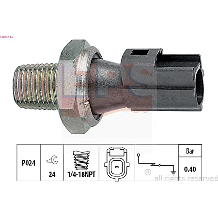 Senzor,presiune ulei FORD TRANSIT (FM_, FN_), Cadru de sprijin, 01.2000 - 05.2006 EPS 1.800.145