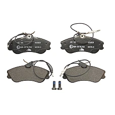 Set placute frana.frana disc Set placute frana Fata cu surub de ghidare a etrierului de frana CITROEN BERLINGO PEUGEOT PARTNER ORIGIN (G_), Box/MPV, 07.2008 - 12.2015 ATE 13.0460-2829.2