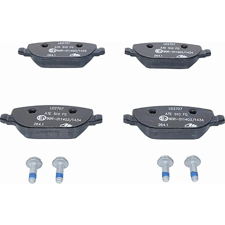 Set placute frana ALFA ROMEO SPIDER (939_), Sabrioleta, 03.2006 - 03.2011 ATE 13.0470-2707.2