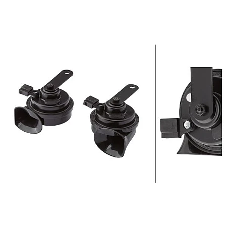 Claxon 400-500Hz 110dB 12V ABARTH 500 - 595 - 695 TOYOTA 4 RUNNER IV 4 RUNNER V ALLION I ALPHARD I ALTEZZA GITA A TOYOTA ECHO (_P1_), Sedan, 08.1999 - 01.2006 HELLA 3FH 012 010-111